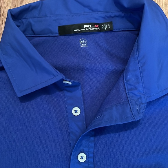 RLX Ralph Lauren Men's Blue Polo Golf Shirt - Picture 2 of 6